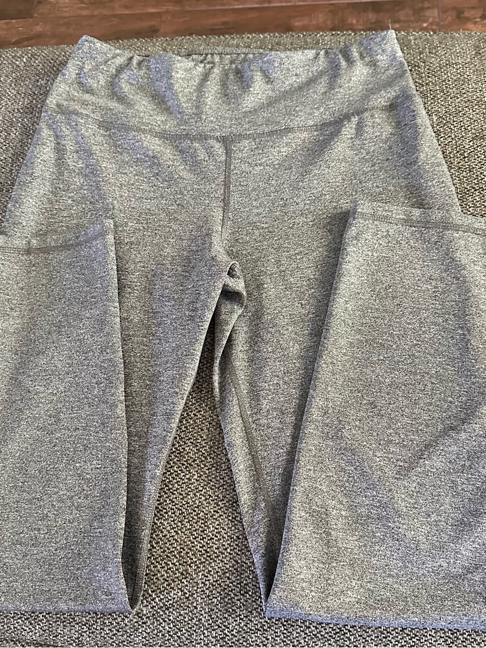 Avia Straight Leg Active Pants - Gray